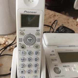 値下げ！【中古美品】ゴードレス電話機 子機付きの画像