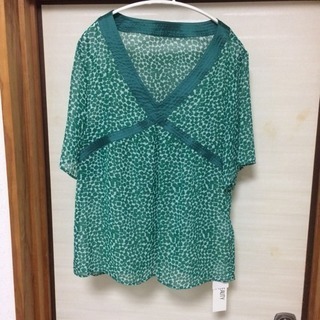 新品■定価6480円■コエ■カットソー■緑 グリーン■着丈…