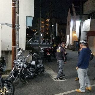 ナイト　ツーリング　バイク　&　車　楽しく走るこれが大切🙆 − 千葉県