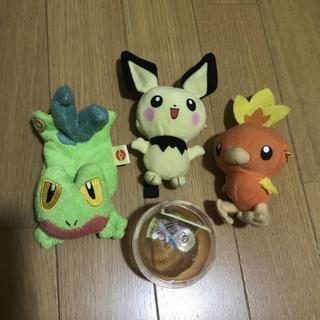 ポケモン✳️ くたくた ぬいぐるみ★ピチュウ　アチャモ
