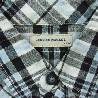 ➌JEANING GARAGE☆ 綿シャツ 150㎝の画像