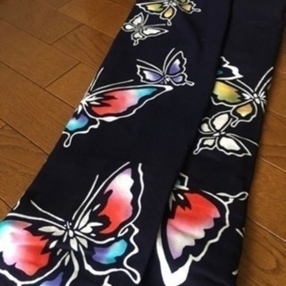 美品！ 浴衣 蝶々柄