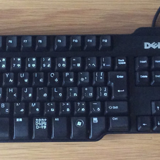 DELL／デル　 メンブレン式キーボード 109キー USB ( L100 / SK-8115 )　日本語対応　排水機構搭載 (ブラック)の画像
