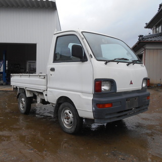 平成8年 ミニキャブトラック4WD 三方開ダンプ F５速 切替4ＷＤ　ノンスリップデフ　関東仕入れの画像