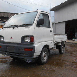 平成8年 ミニキャブトラック4WD 三方開ダンプ F５速 切替4ＷＤ　ノンスリップデフ　関東仕入れの画像