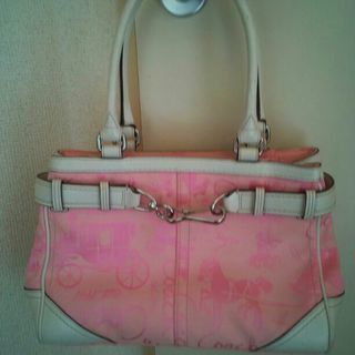 美品♥  ピンク ホース柄 コーチ Coach 