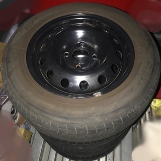 PCD 108 4穴スチール＋タイヤ(４本セット) セブン プジョー