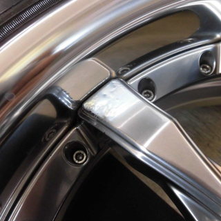 リム深！！ＷＯＲＫ　シュバートＳＣ２　7.5Ｊ＋28　7.5Ｊ＋18　100-4穴★195/40Ｒ17中古タイヤ★ｂＢ　イスト　ロードスターなど   の画像