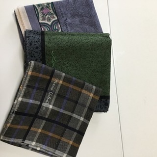男性  ハンカチ  新品3枚  中古3枚の画像
