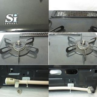 パロマ siセンサーコンロ 都市ガス用 グリル付 テーブルコンロ IC-N900B-K　4378の画像