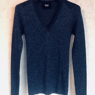 D&G　伸縮性抜群キラキララメ入りカットソー(^^♪の画像