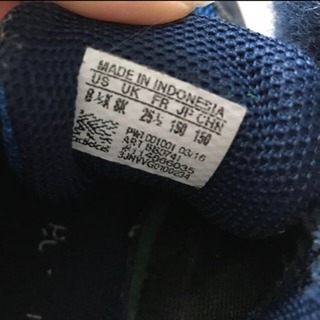 アディダス adidas 15cm スニーカーの画像