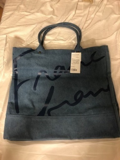 新品未使用タグ付き フランフラン デニムトートバッグ