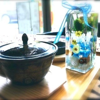 ハーバリウム体験♪ 天竜茶スイーツ付