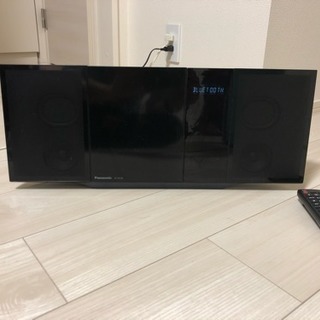パナソニック ミニコンポ Bluetooth対応 ブラック SC-HC395-Kの画像