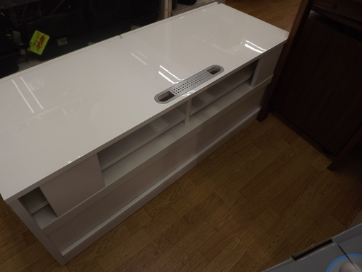 値下げ！MKマエダ TVボード サイドチェスト 2つセット 白エナメル テレビボード テレビ台 ＡＶボード　西岡発