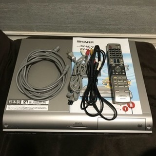 取引先確定SHARP DVD/HDDレコーダー美品の画像