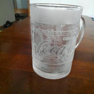 レトロな　コカコーラ　コップ
