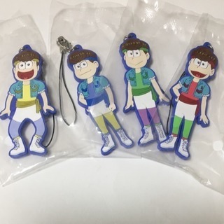 おそ松さん セット 缶バッジ シール ストラップ フィギュア ファイル ぬいぐるみの画像