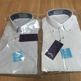【新品】ORIHICA半袖ワイシャツ(Mサイズ)