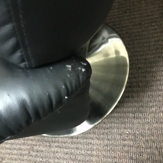 ★値下げニトリ リクライニングチェア ソファ オットマン付きの画像