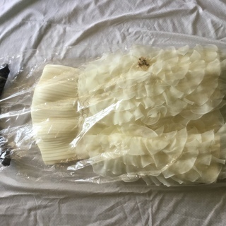 新品未使用 ドレス  ホワイト  可愛い  これは良いね。可愛い...