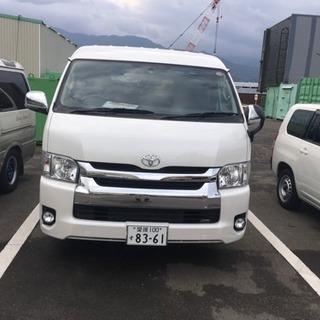 愛媛  100 す8361  ハイエースバン 探してます！