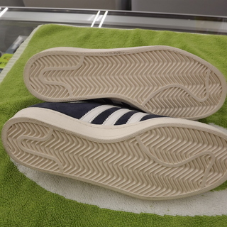 値下げ！アディダス adidas Originals  復刻版 キャンパス 80s レザースニーカー ヴィンテージ 25cm 　西岡店の画像