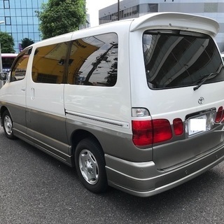 広々☆キャンプにも☆グランドハイエース☆フルセグ・ETC・ヘッドレストモニター・車検31.3の画像