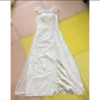 新品‼️花嫁ウエディングドレス 二次会 結婚式 パーティードレス白い 前撮りの画像