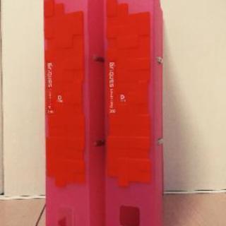 KING JIM A4 ﾘﾝｸﾞﾌｧｲﾙ 赤 D-TYPE 2冊