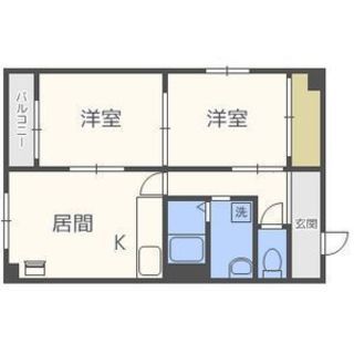 【破格の2LK☆ 生活保護者入居可能☆ルームシェア可能☆初期費用抑えめ】 - 札幌市