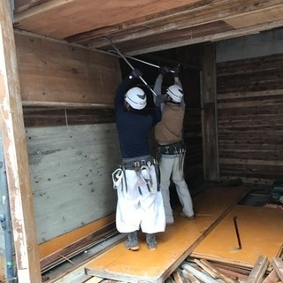 型枠解体工