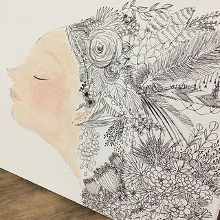 中山育美 個展「しあわせの育色」＠銀座奥野ビル507晩学 - 展示会