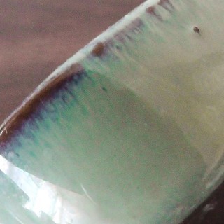未使用◆手のひらサイズ平鉢◆盆栽鉢.青磁色グリーン系の画像