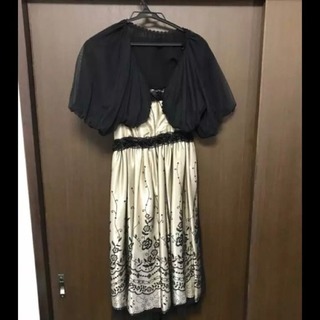 結婚式等 ワンピース ボレロ 大きめサイズ
