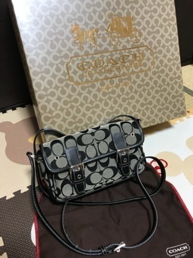 美品 coach ショルダーバッグ