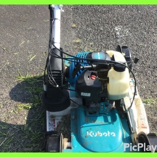 クボタ 自走 草刈機 GC−S500 中古品 エンジン始動OKです。の画像