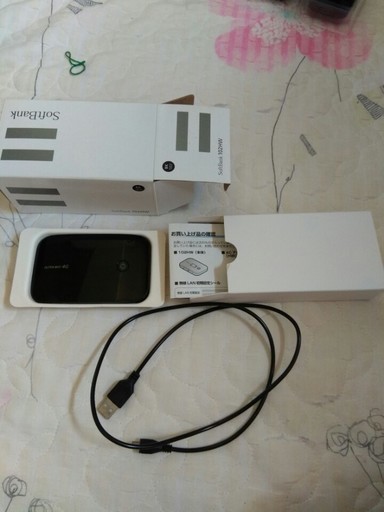 SoftBank ULTRA WiFi 4G 102HW　テクタイトブラック