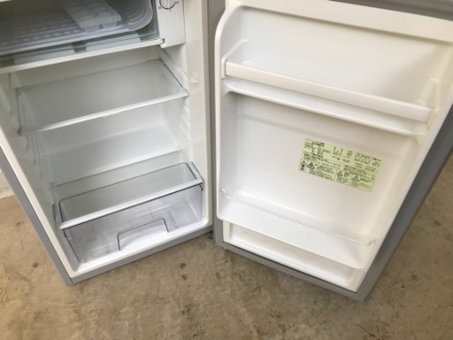 【リサイクルサービス八光　下福元店　安心の3か月保証　配達・設置OK】SHARP 75Lコンパクト冷蔵庫　シルバー系　SJ-H8W-S