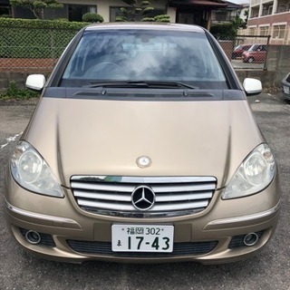 メルセデスベンツ Ａクラス 車検ほぼ２年 福岡市南区桧原 シャンパンゴールド 黒内装の画像
