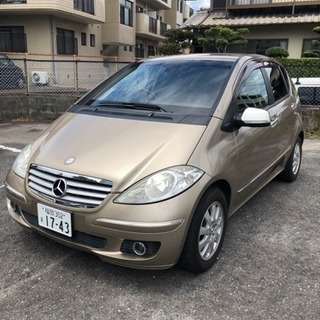 メルセデスベンツ Ａクラス 車検ほぼ２年 福岡市南区桧原 シャンパンゴールド 黒内装の画像