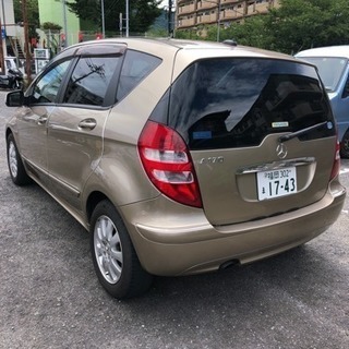 メルセデスベンツ Ａクラス 車検ほぼ２年 福岡市南区桧原 シャンパンゴールド 黒内装の画像