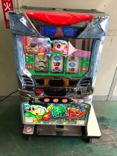 引き取り限定 パチスロ/スロット エレコ 緑ドン9 コイン不要器 中古 動作品