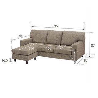 ほぼ未使用NOCE 3人がけソファ ほぼ未使用NOCE 3人がけソファ 【公式通販】