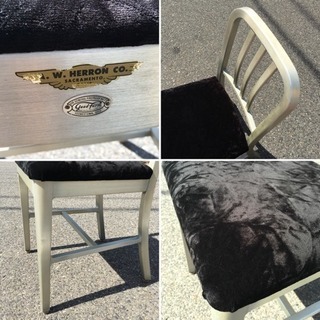 【大幅値下げ】GOODFORM社 ヴィンテージアルミチェア アメリカ軍チェアの画像