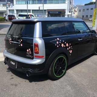 車検2年付/mini/クラブマン/サクラ/限定車/希少車/ナビ/地デジ/ETC/ローダウン/アルミホイール/クーパーSバンパーの画像
