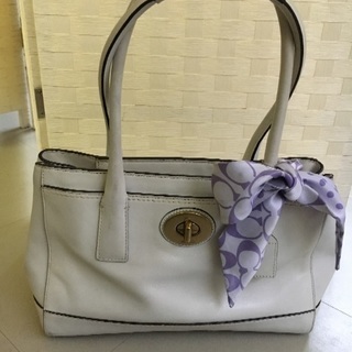 コーチ☆オフホワイトバック