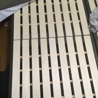 組み立て式すのこシングルベッドの画像