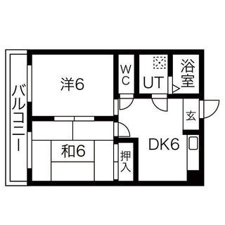 大治町　2DK　外国人・生活保護可能！　駅から遠いのでお値打ち☆　